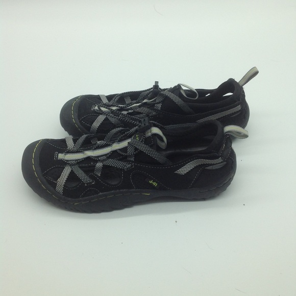 Black/Lime Green J-41 Adventure Sandals - Picture 2 of 3